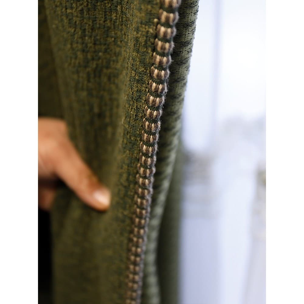 Fragmentos de tempo verde francês Medieval Retro Chenille Blackout algodão linho cortinas sala estar quarto High-End sen