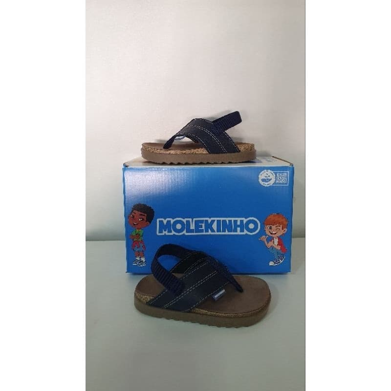 Molekinho chinelo com elástico infantil 2636101