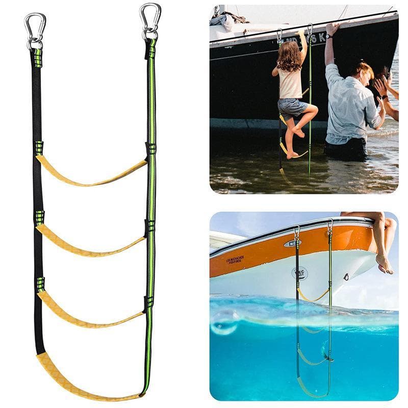 Novo produto barco de borracha dedicado embarque escada macia barco inflável escada de esgoto dobrável pendurado escada
