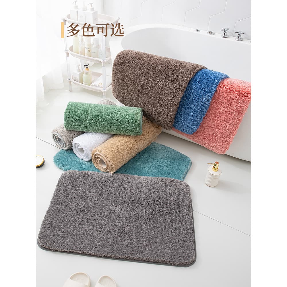 Tapetes antiderrapantes para banheiro, pelúcia, forte absorção de água, secagem rápida, porta de entrada, quarto, carro