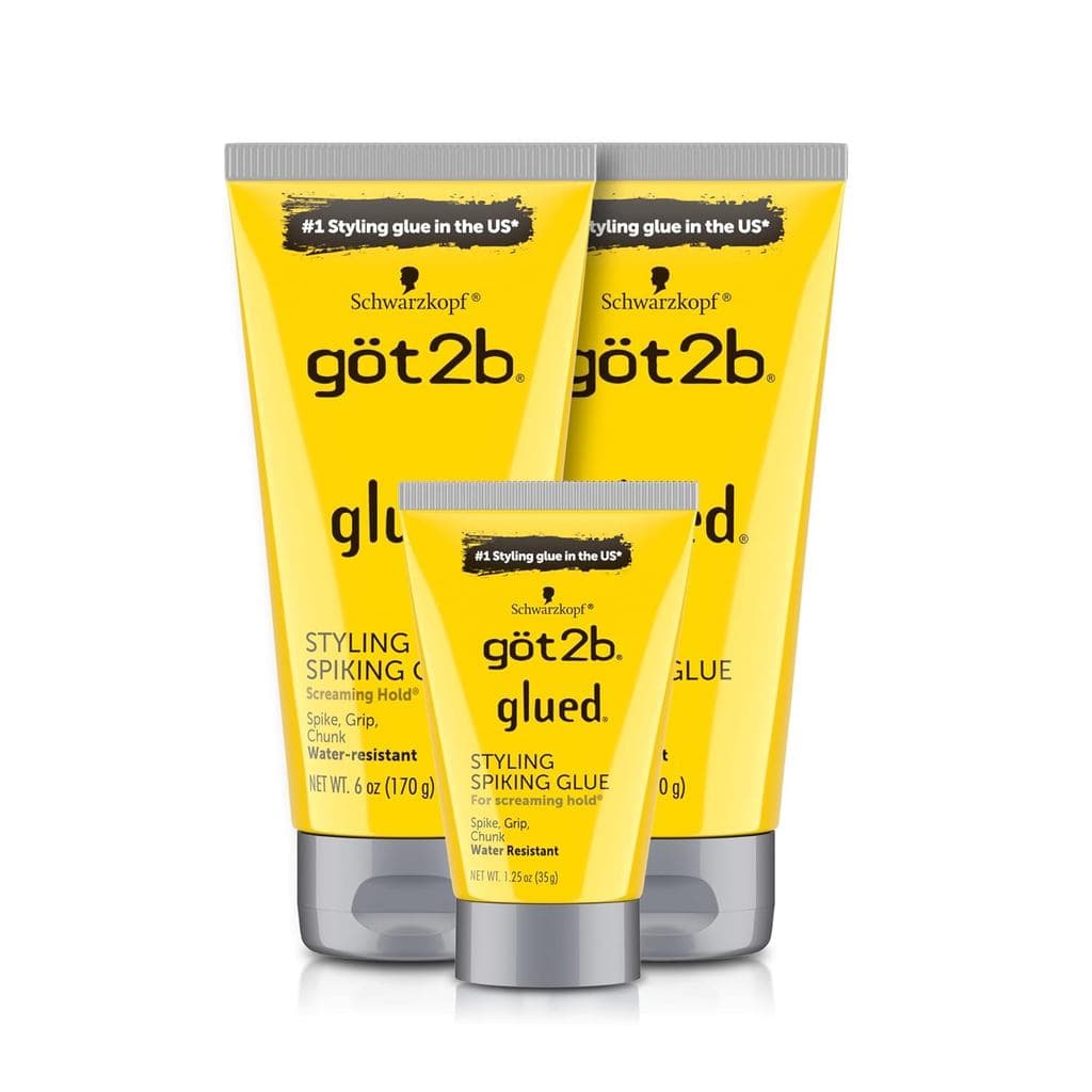 Spray modelador de cabelo Got2B (com pente) 2 x 6 oz + 1 x 1,25 oz tamanho viagem SYFV
