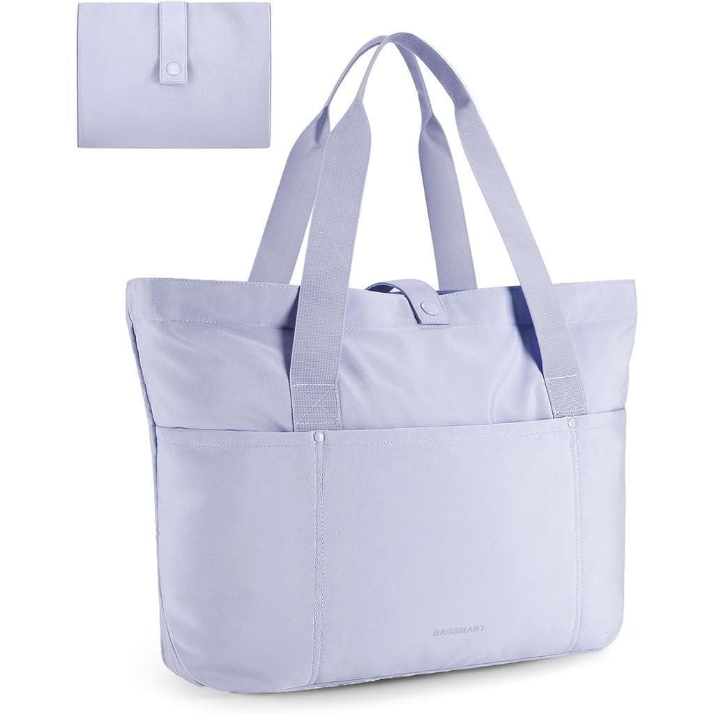 Bolsa de Armazenamento/Tônico Feminina BAGSMART, Bolsa Dobrável com Zíper, Bolsa de Ombro Grande para Viagem, Bolsa de M