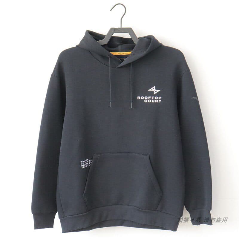 Anta moletom masculino com capuz primavera outono confortável Casual pulôver com capuz de malha Top esportivo152511710SS