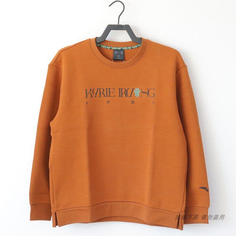 Moletom pulôver masculino Anta outono inverno gola redonda confortável Casual treinamento combinado172441720SS