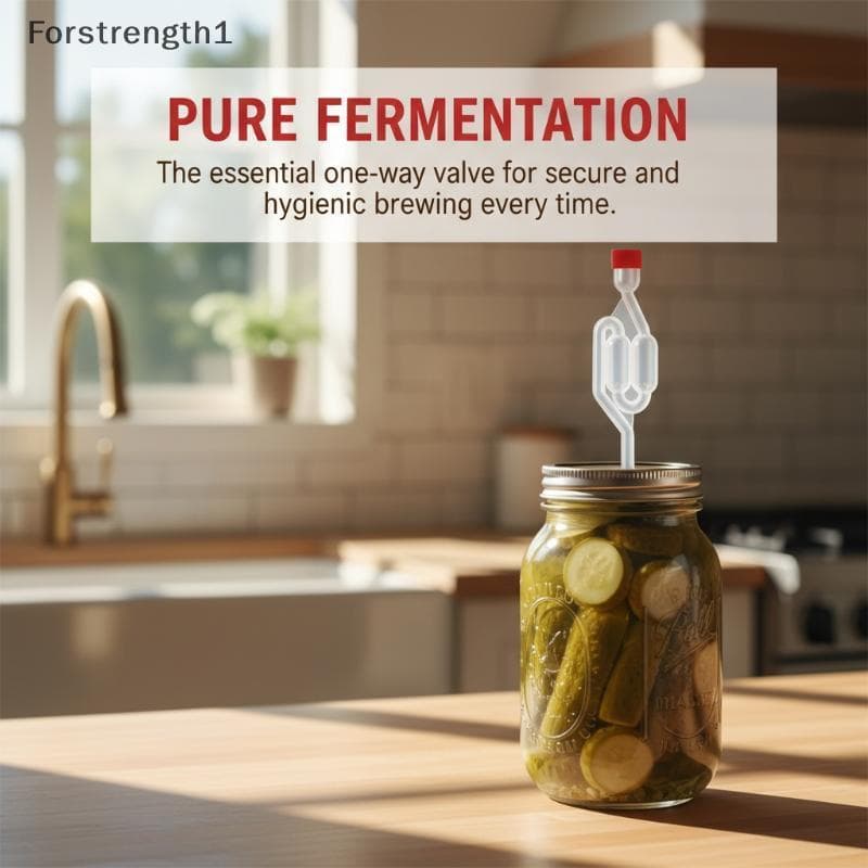 Forforce1 2/4 Peças Bolha De Fermentação Caseira Airlo Carboys Rolha E Válvula De Vedação Fermentador Com Ilhós De Quali