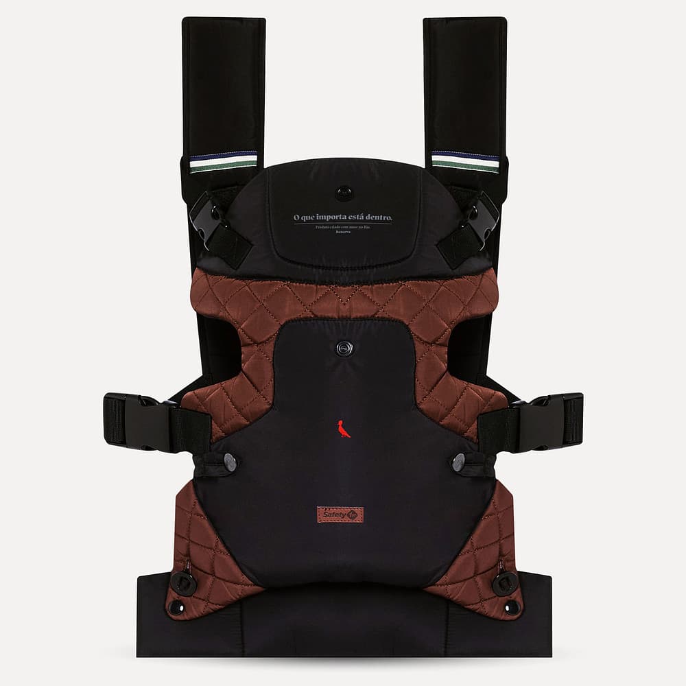 Canguru Ergonômico Sidekick Reserva 4 Modos Black