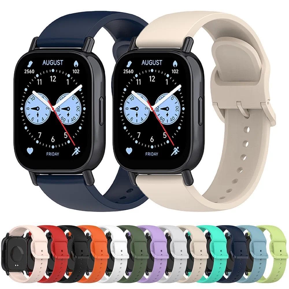 22mm Pulseira De Silicone Para Redmi Watch 5 Active / 5 Lite/ Garmin/Amazfit Bip 6/Huawei Watch GT 6 5 4 Acessórios
