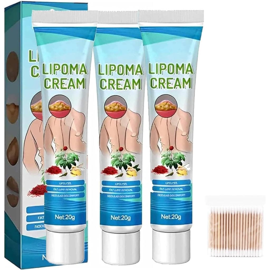 Creme para Remoção de Lipomas LumpFree, Creme Mágico para Eliminação de Lipomas Feito com Extratos de Ervas Naturais, Tr