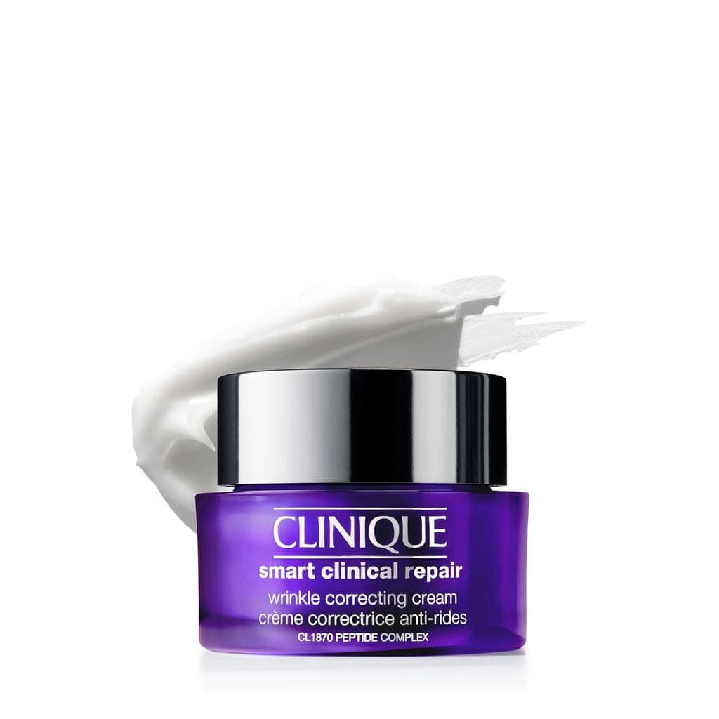 Creme Facial Anti-Idade Corretor de Rugas Clinique Smart Clinical Repair com Ácido Hialurônico + Peptídeos para Todos os