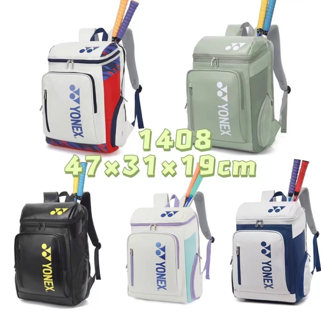 Yonex 2026 Novo 1408 Badminton Esportes Mochila 3 Pacote Equipe Nacional À Prova Dwaterproof Água Grande Capacidade Raqu