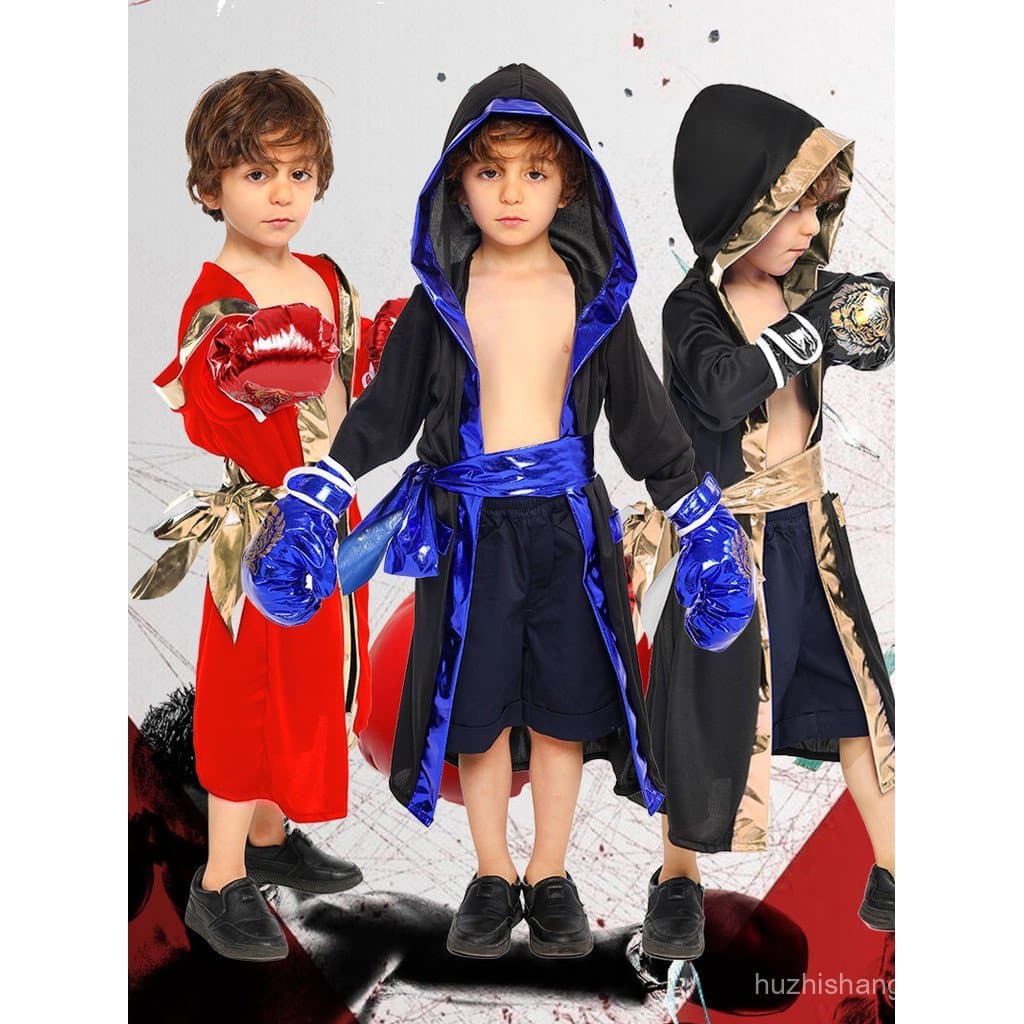 Fantasia de Cosplay do Rei dos Lutadores para Crianças, Traje de Apresentação de Halloween