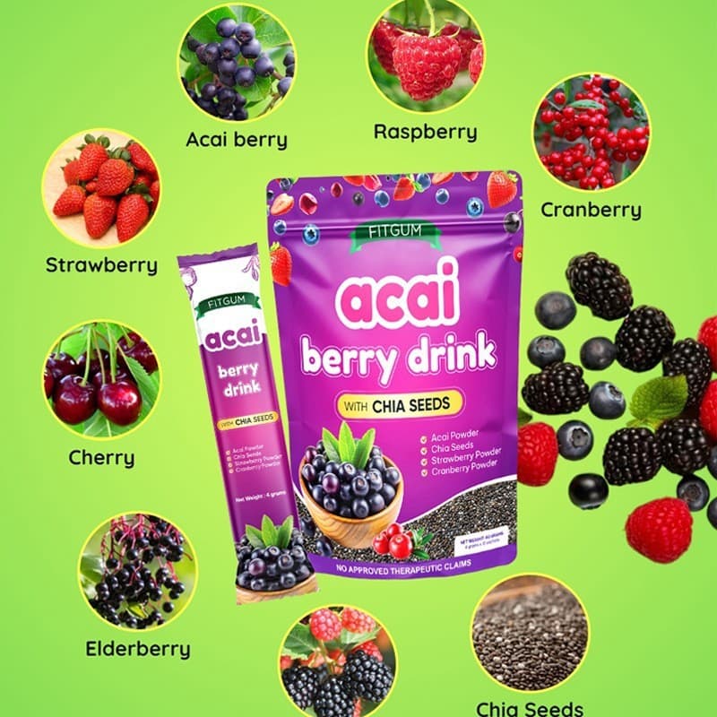Comércio exterior Cross-Border açaí berry em pó Cranberry em pó bebida frutada.A2025 WRIG