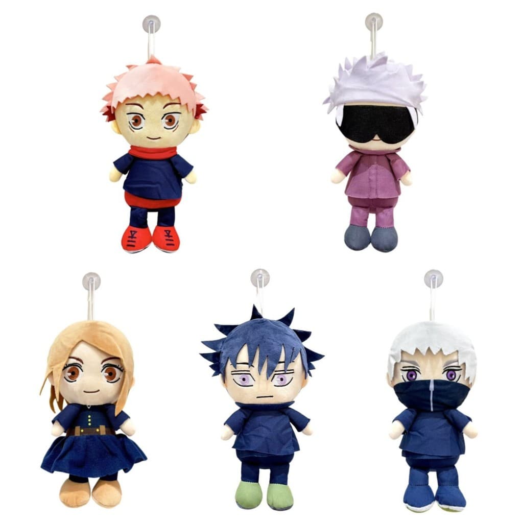 Produtos de anime japonês em estoque, bonecos de pelúcia Jujutsu Kaisen Gojo Satoru Itadori Yuji para máquina de garras