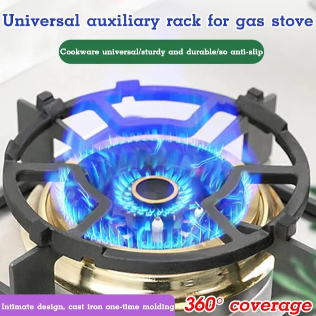 [Antiderrapante e Seguro] Grelha Para Fogão 5 Garras/4 Garras/Suporte Universal Para Panelas Leves