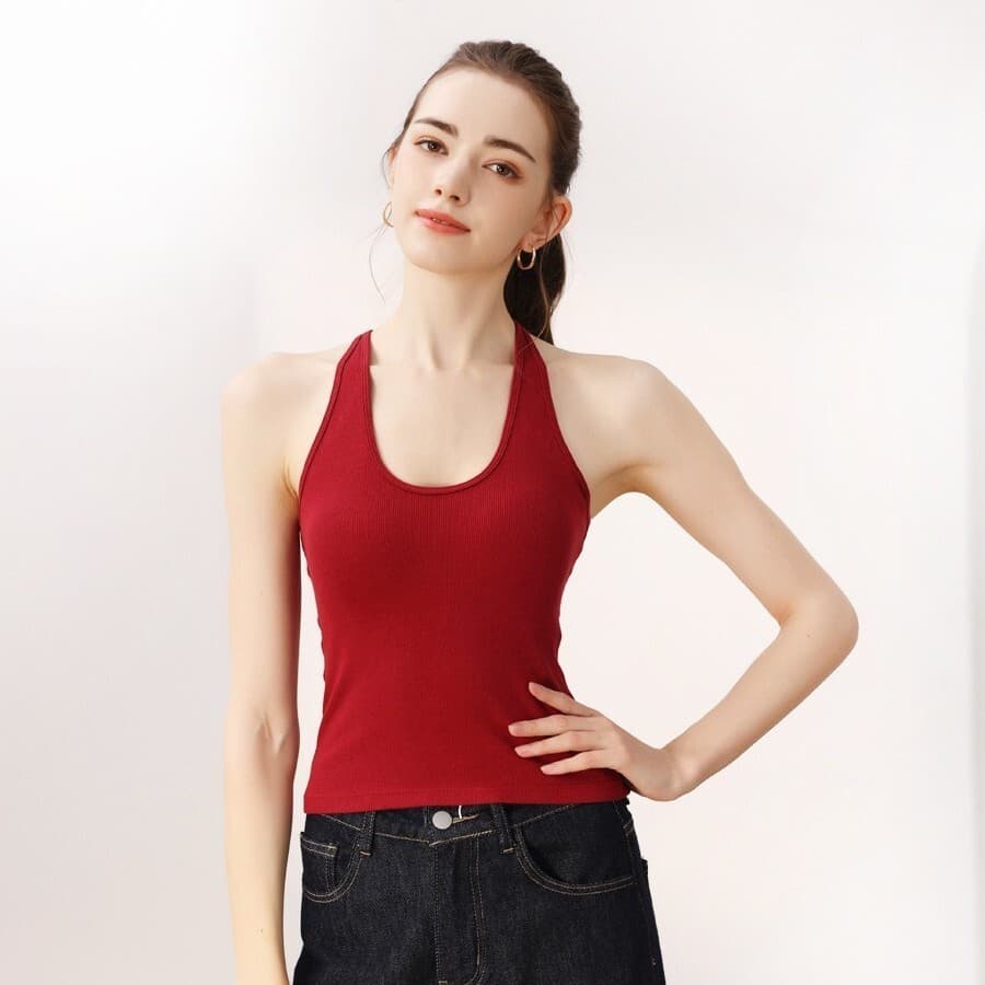 Estilo integrado almofada de peito com rosca ao ar livre Yoga mulheres respirável esportes Fitness colete correndo roupa