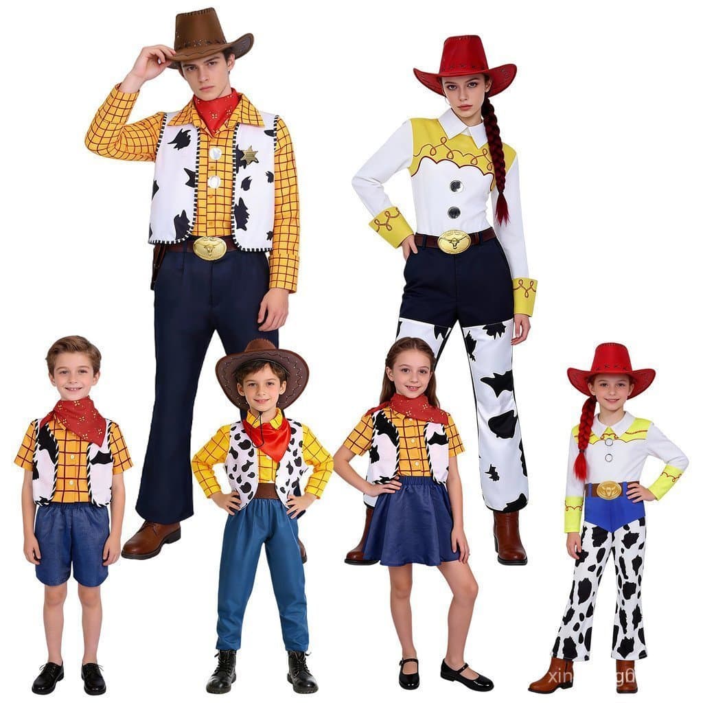 Buzz Lightyear , Jessie , cosplay de Woody , Pastora , Halloween , palco 2D , fantasia de Toy Story 5SI8 D9FS