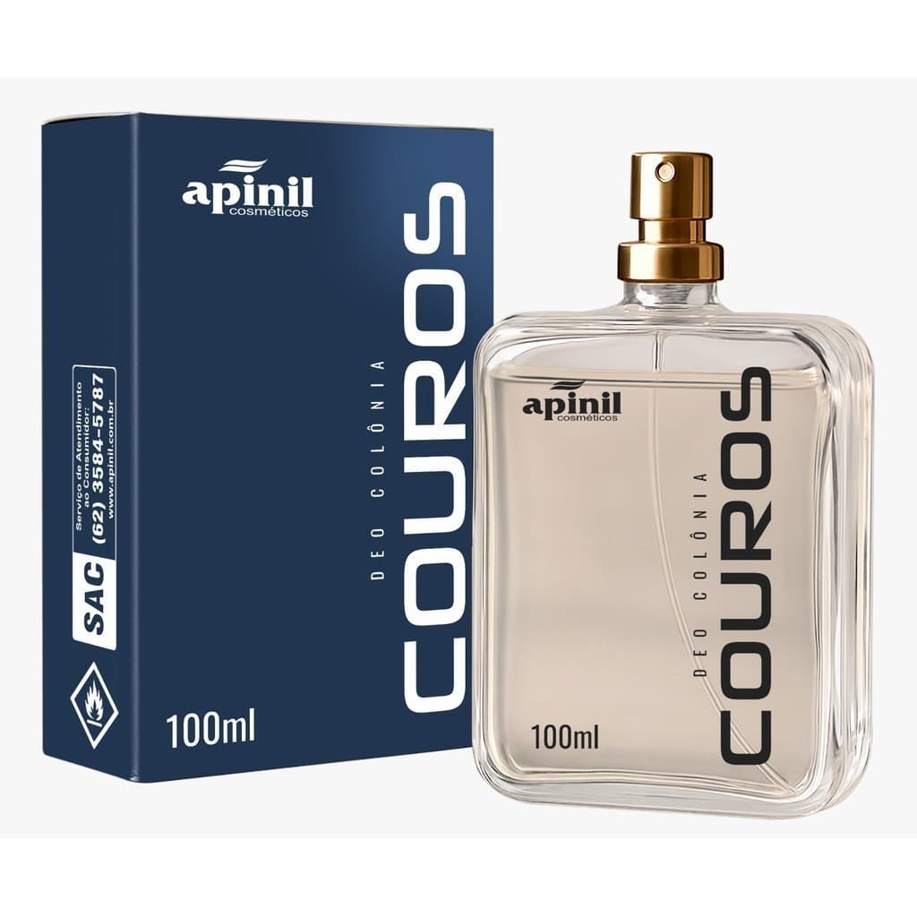 Perfume Masculino Deo Colônia Couros 100ml Apinil (Campanha)