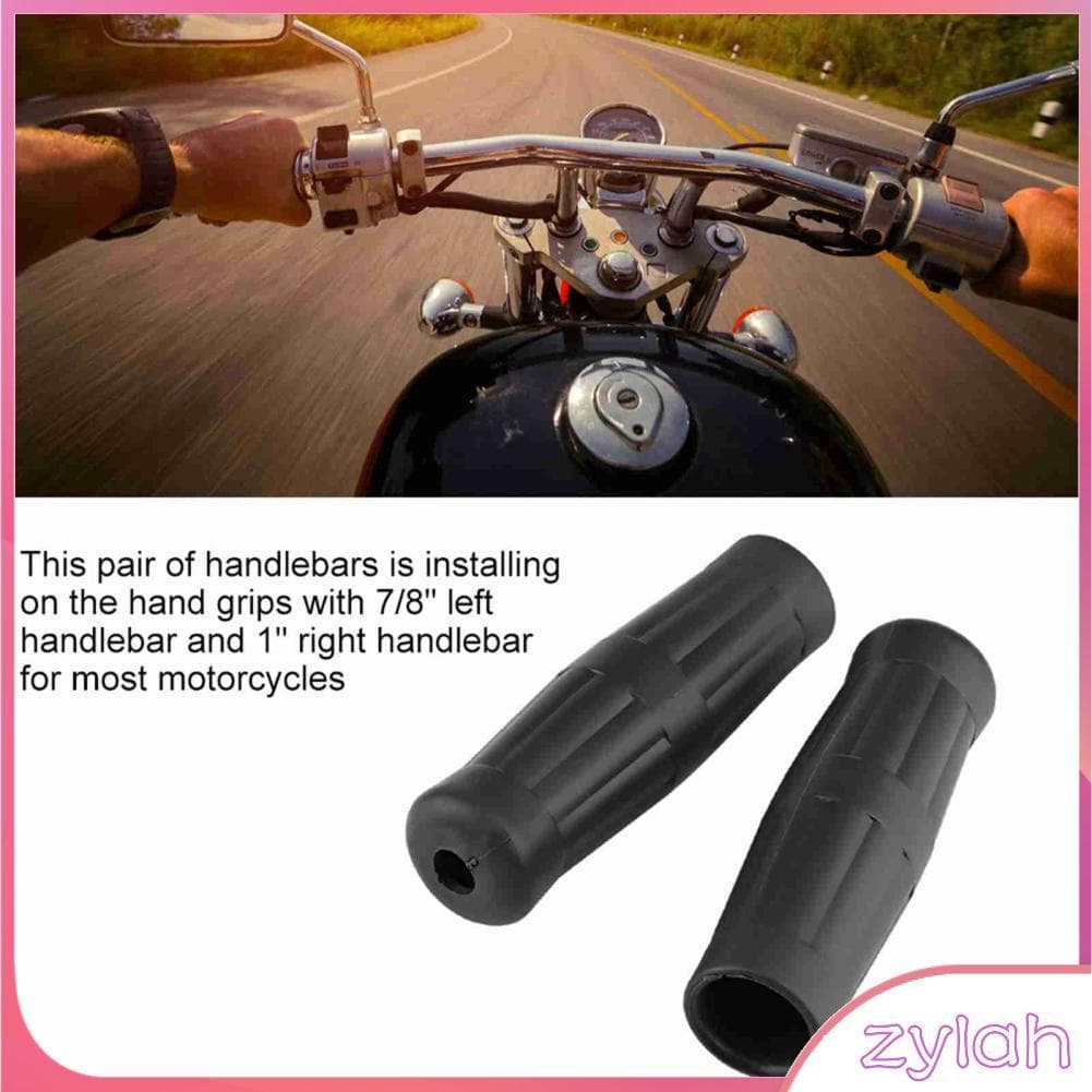 zylah.br 178 Punhos de motocicleta vintage universais de 1 polegada clássico guiador barra de mão design de garrafa de