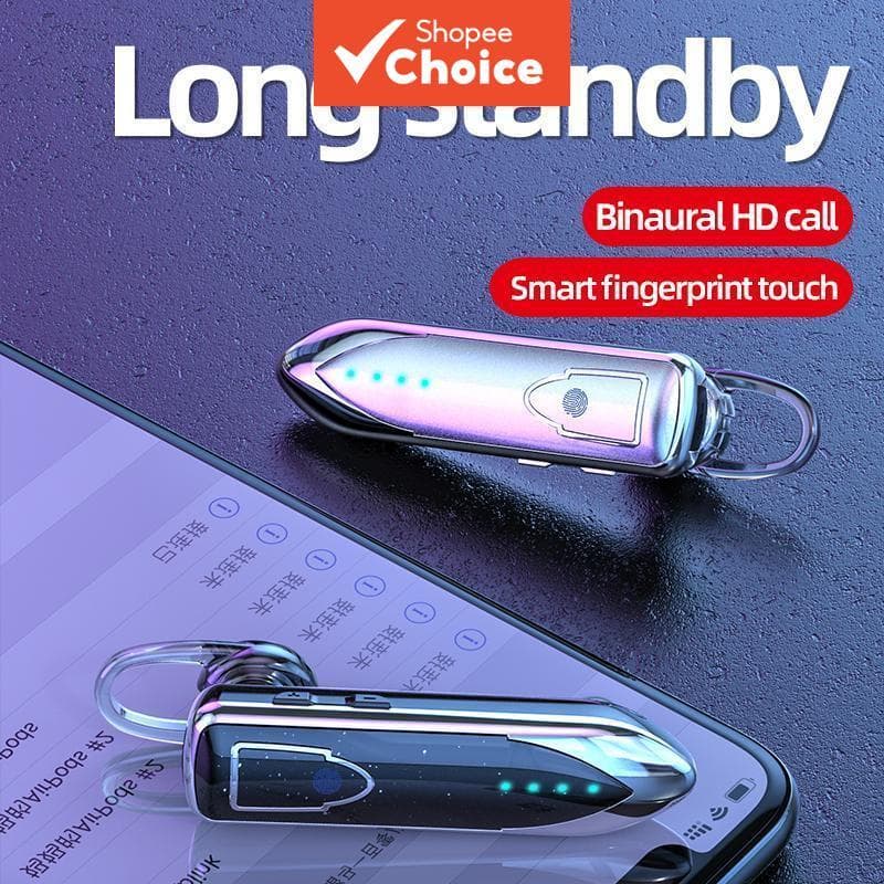 ME-3 Fones De Ouvido Touch Control Single Ear Business Music Bluetooth 5.4 Para Uso Em Carro Com Redução De Ruído De Lon