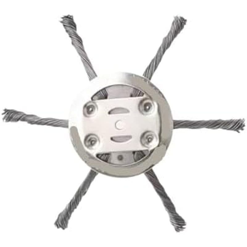 Disco De Escova De Ervas Daninhas De Fio De Aço Durável Para Cortador De Grama Eficiente Erva Daninha Musgo Remoção De F