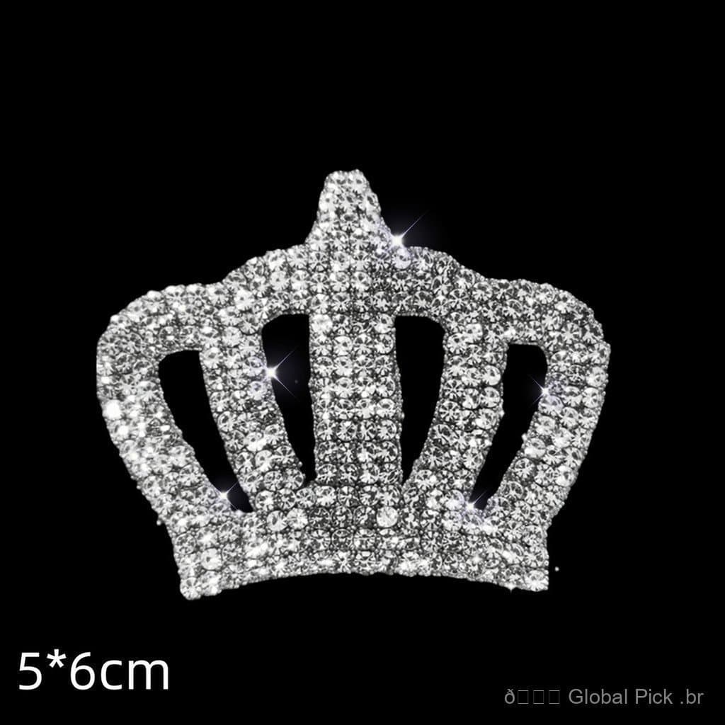 Adesivos personalizados para carroceria de carro em cristal com strass 3D decorados com diamantes, com adesivo que não d
