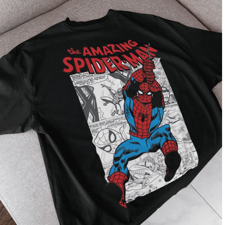 Camiseta Spider Filme Eagle Boss  Personalizada Unissex em Estamapada  Man Filme Homem Aranha Envio Imediato