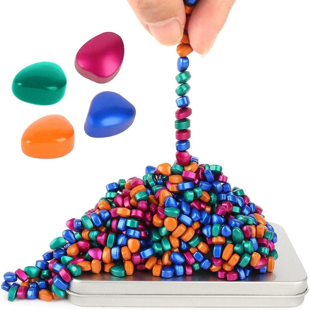 600pcs Fidget Toys Adulto , Massa De Ferrite Pedras Magnéticas Para Presentes De Adolescentes De Escritório