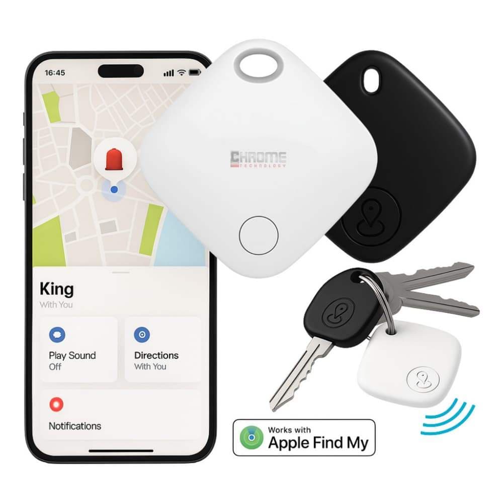 Localizador GPS MFI Smart Tag para Mala, Carro, Moto, Pet e Criança Alcance Ilimitado