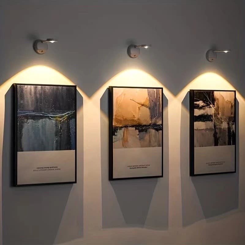 Lâmpada De Parede De Indução Inteligente Luz De Imagem Recarregável USB Led Iluminação Fotográfica Por De Corpo Humano D