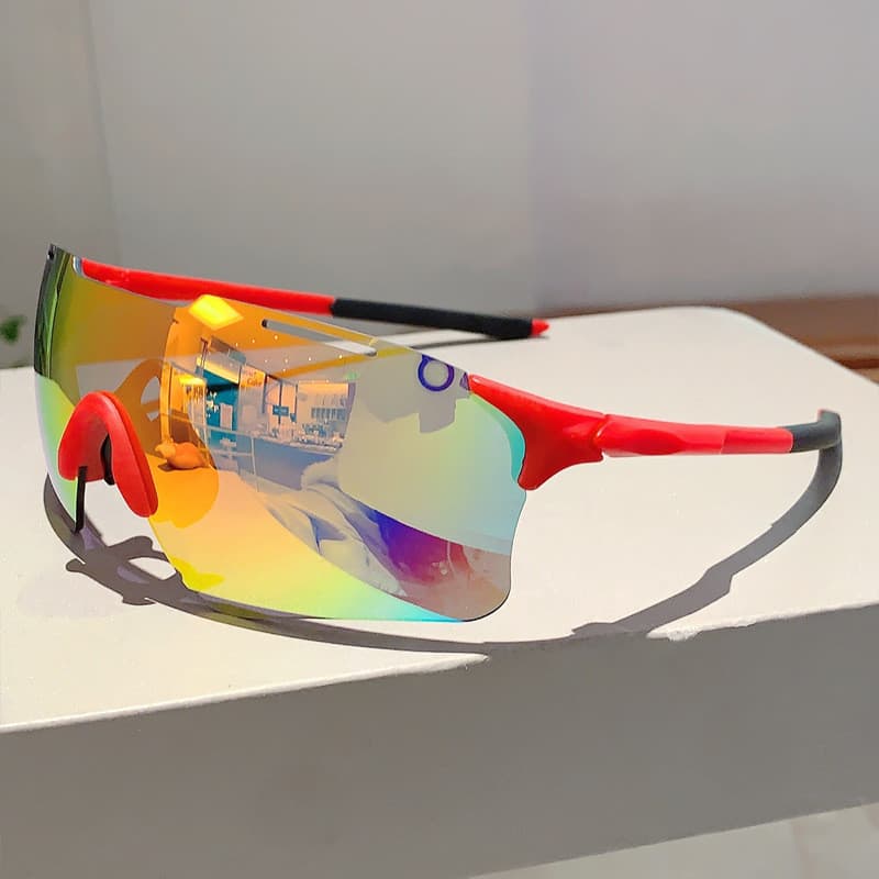 Óculos De Sol Esportivos Masculino Feminino Para Caminhadas Ciclismo Legal Reflexivo Espelhado Envoltório Sem Aro