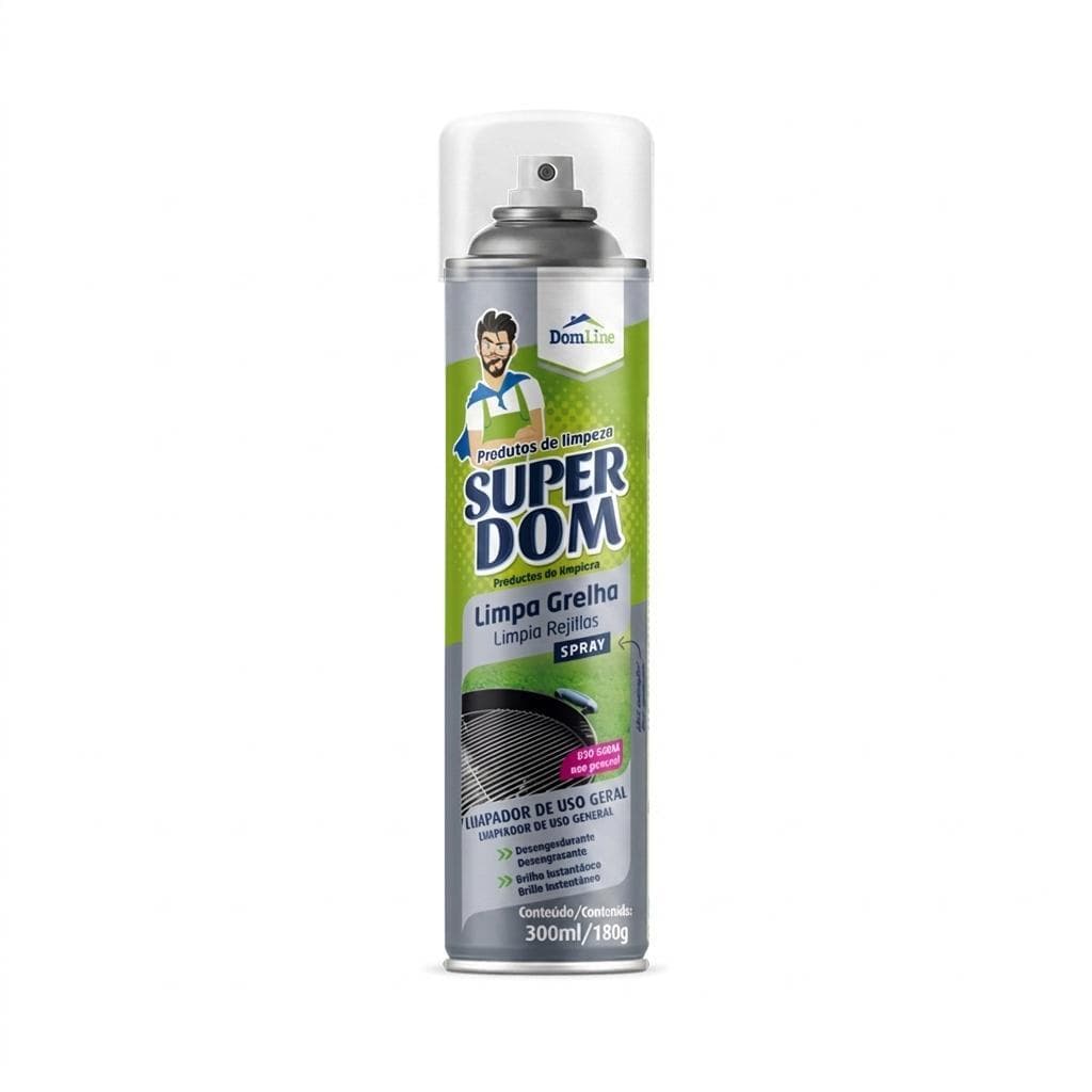 Limpa Grelha Super Dom Spray 300ML