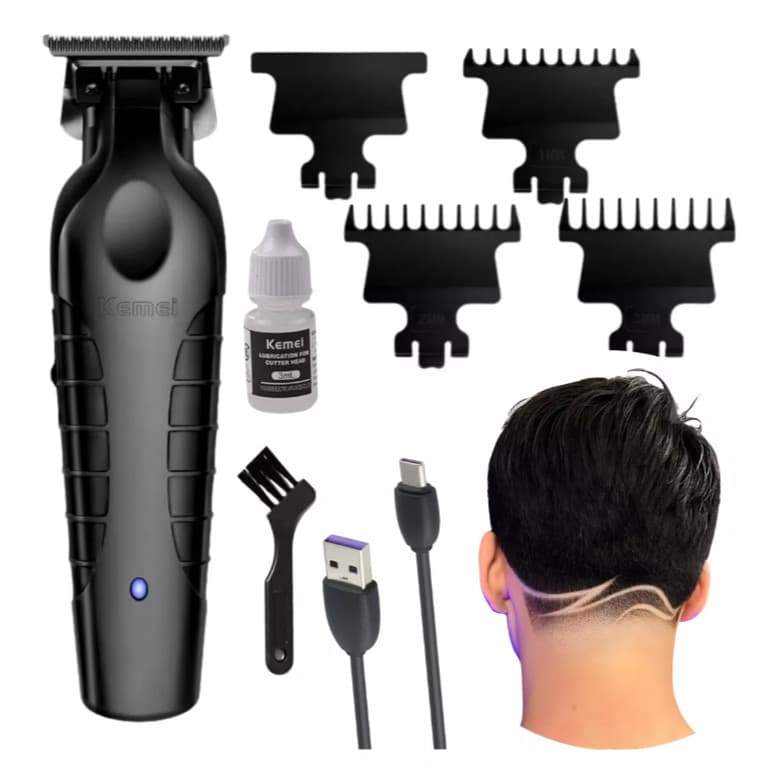 Máquina De Acabamento Profissional Kemei KM-2299 5W Recarregável