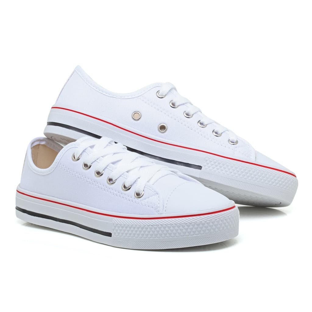 Tênis Unissex All Ligth Star Tradicional Cano Baixo Retro Casual Feminino Dia a Dia