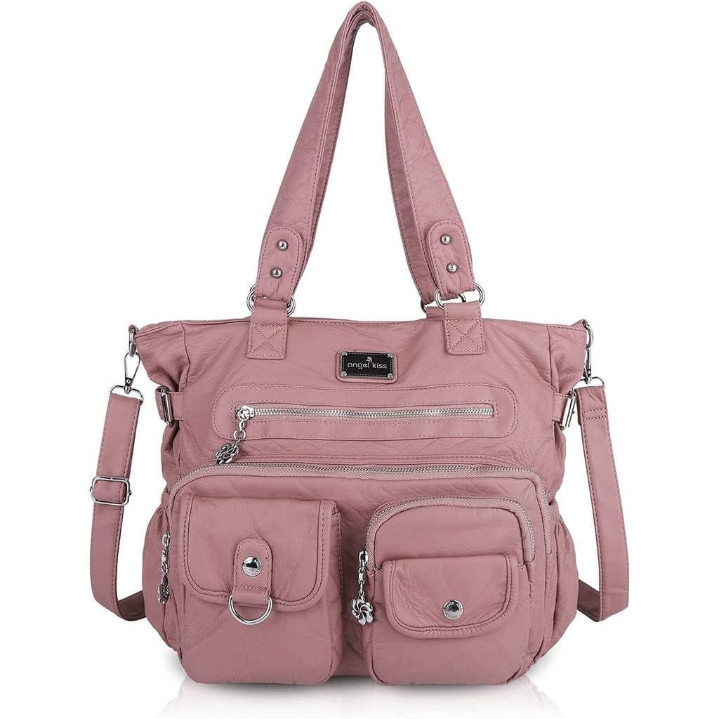 Bolsa macia Kiss, bolsa individual, bolsa de PU, carteira de couro feminina, bolsa de ombro transversal, bolsa feminina
