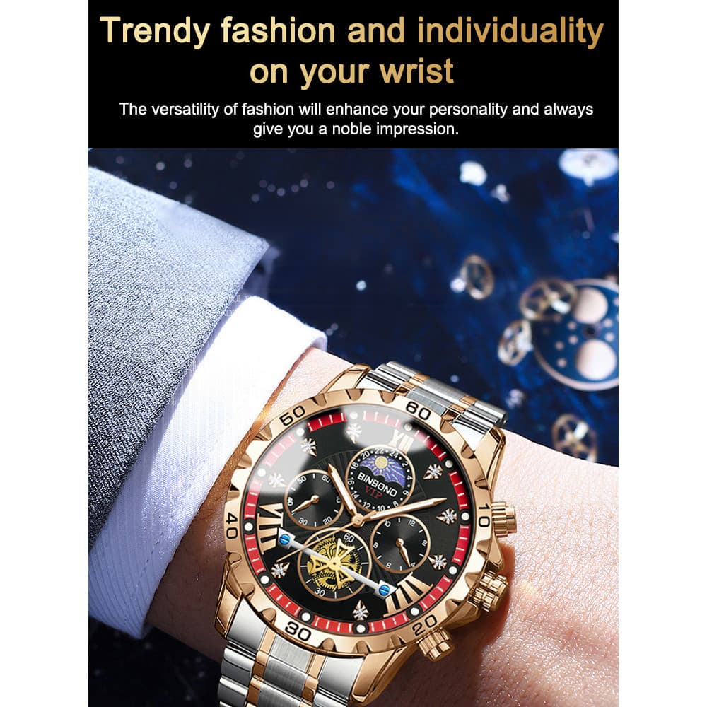 【Design Exclusivo】[Relógio de Luxo] Relógio Masculino/Relógio Automático/Design Premium