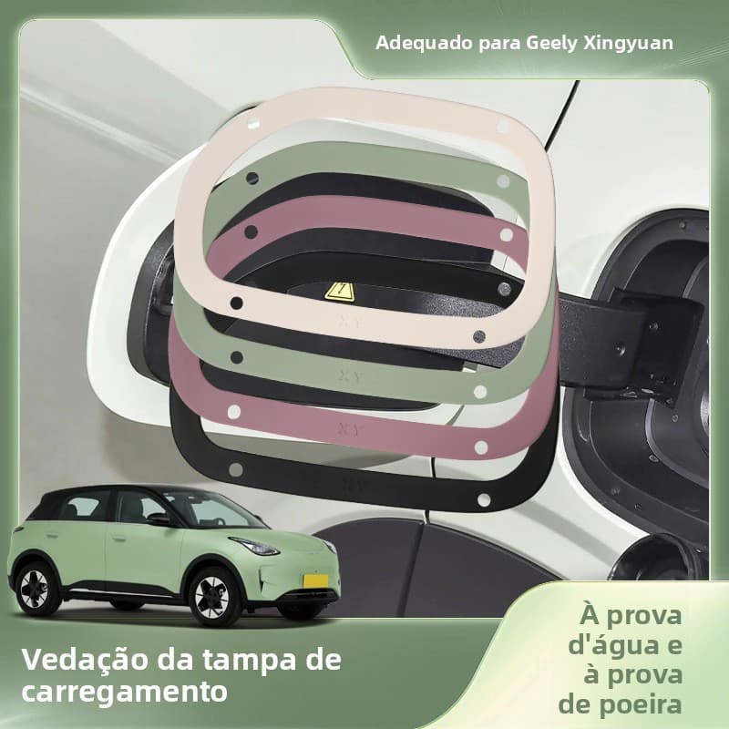 Adequado para Geely Star Wish, Anel de Vedação da Tampa de Carregamento, Faixa de Borracha Dedicada para Porta de Carreg