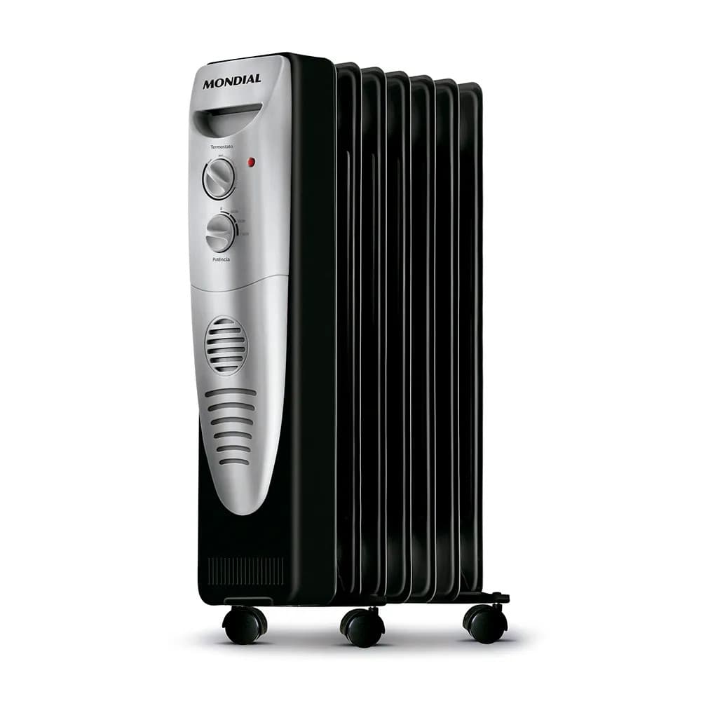 Aquecedor Óleo Mondial 1500w A-06 220v 3 Potências Termostato