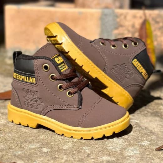 Botinha bebe infantil Caterpillar coturno Pronta entrega
