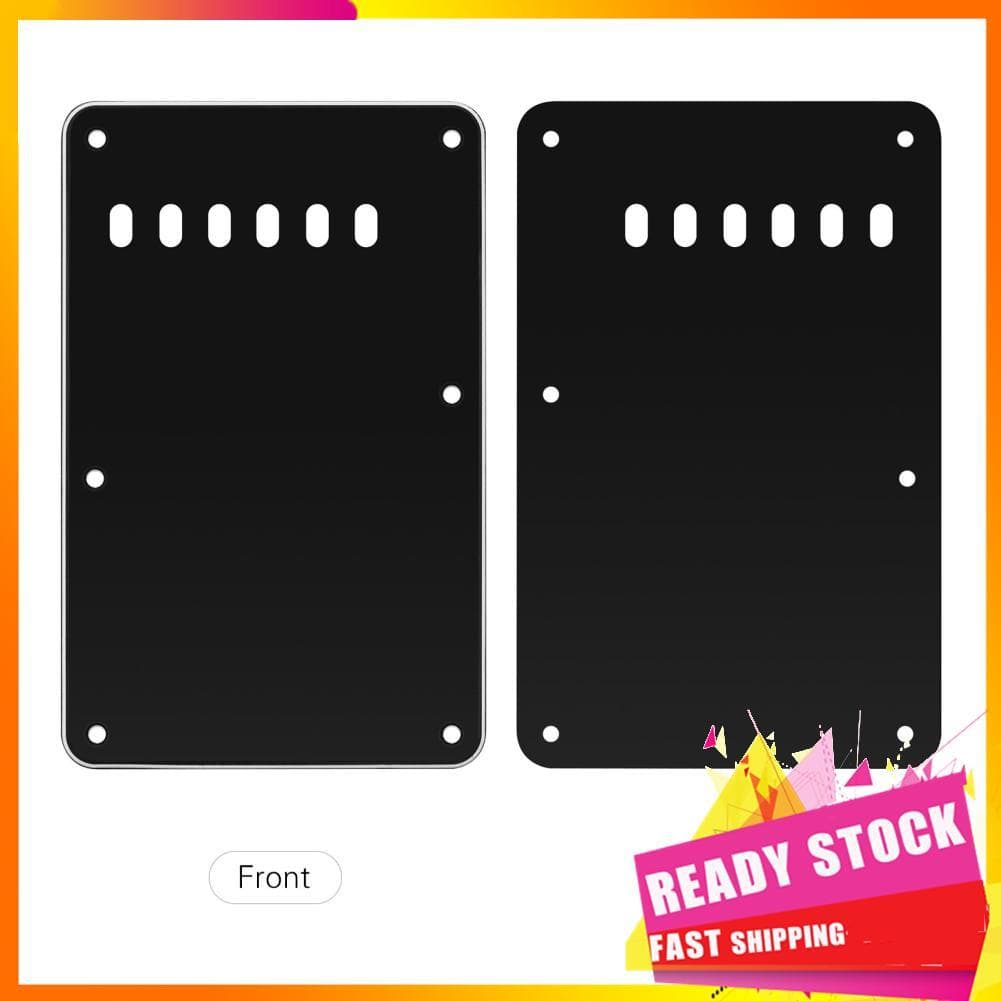 gfgfgfgg Placa de pescoço de guitarra com 6 furos, placa traseira de 3 camadas, pickguard elétrico, tremolo, capa