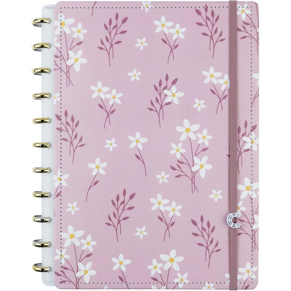 Caderno Inteligente Grande PINK Blossom  BY SOF 80FLS