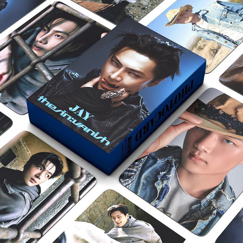 127 peças/caixa ENHYPEN JAY Álbum de Cartões Fotográficos O SIN VANISH KPOP Coleção de Adesivos LOMO U8WJ A0GC