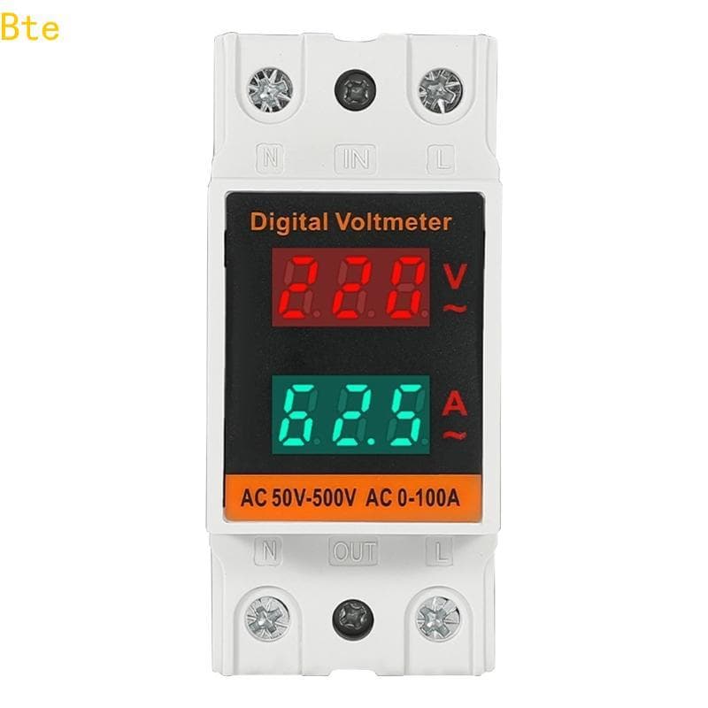 Bte Precisions Medidor Corrente Tensões Montadas Trilho Display LED Dispositivo Monitores Para Seg