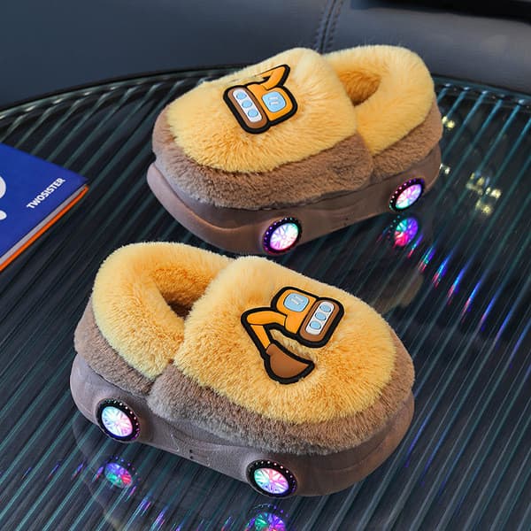 | slippers | ✻Crianças chinelos de algodão meninos inverno novo estilo 1-3 anos de idade 2 desenhos animados interior ve