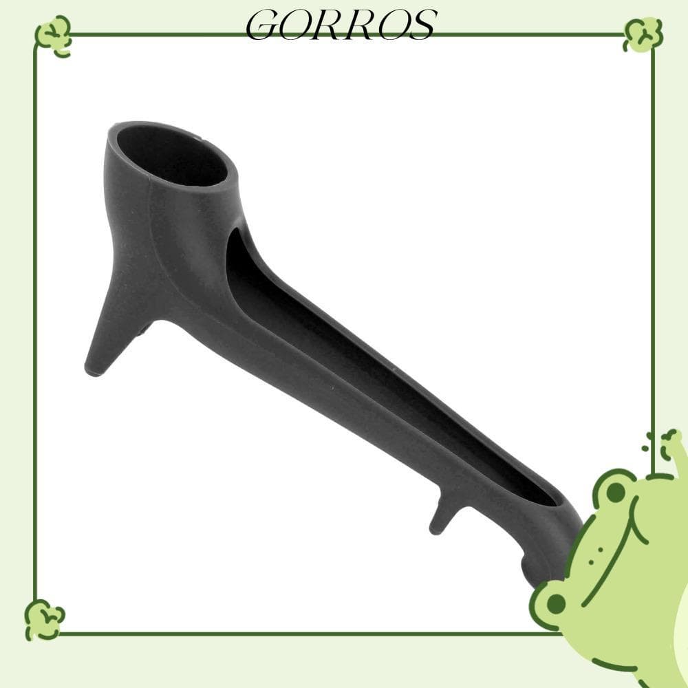 Funil De Tanque De Água GORROS , Longo Com Design Multifuncional De Silicone De Qualidade Alimentar , Cor Preta