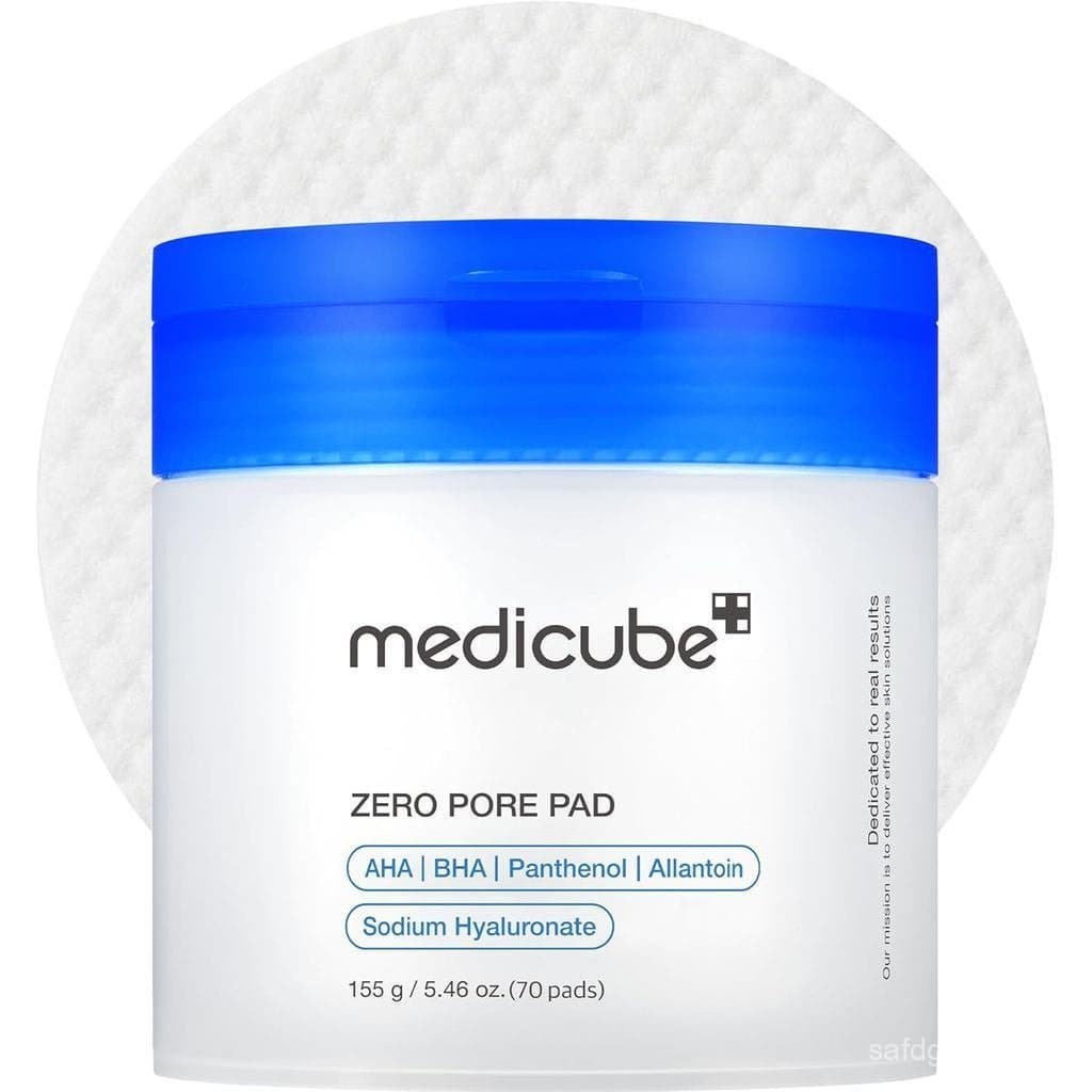 Medicool Zero-Pore Toning Pad 2.0 |       Pano de limpeza facial texturizado de dupla camada, contendo 4,5% de AHA, usad