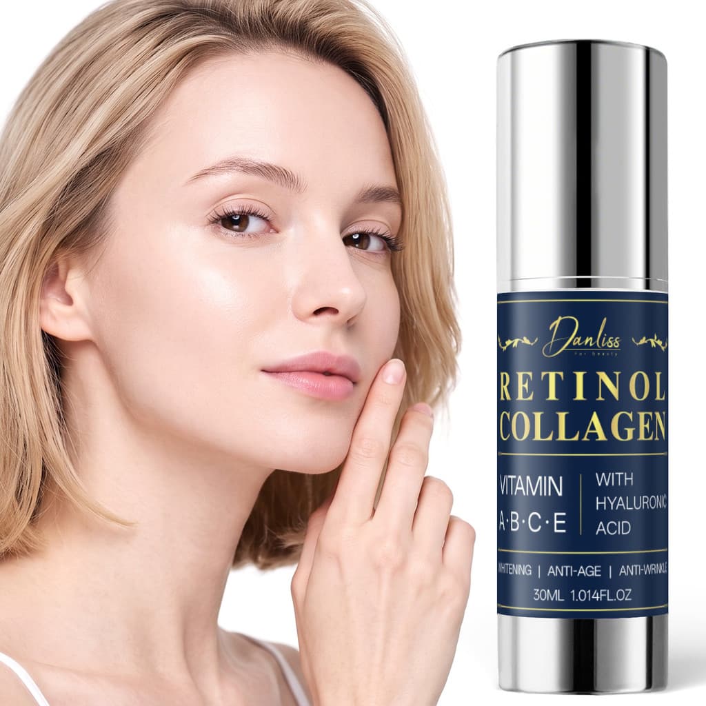 30ml De Soro Antienvelhecimento De Retinol E Colágeno , Infundido Com Ácido Hialurônico Para Suavização De Rugas
