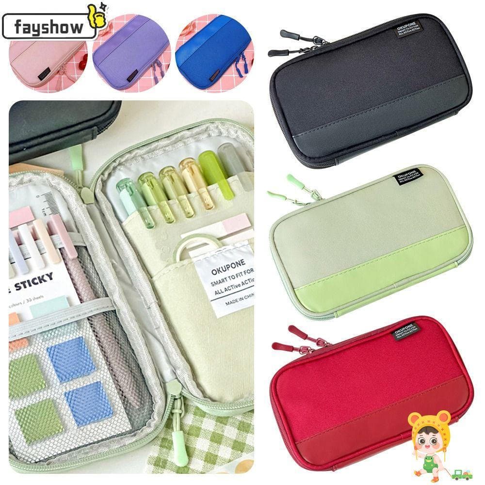 Estojo de lápis FAYSHOW, lápis ultrafino, material de escritório portátil e multifuncional, adequado para uso na volta à