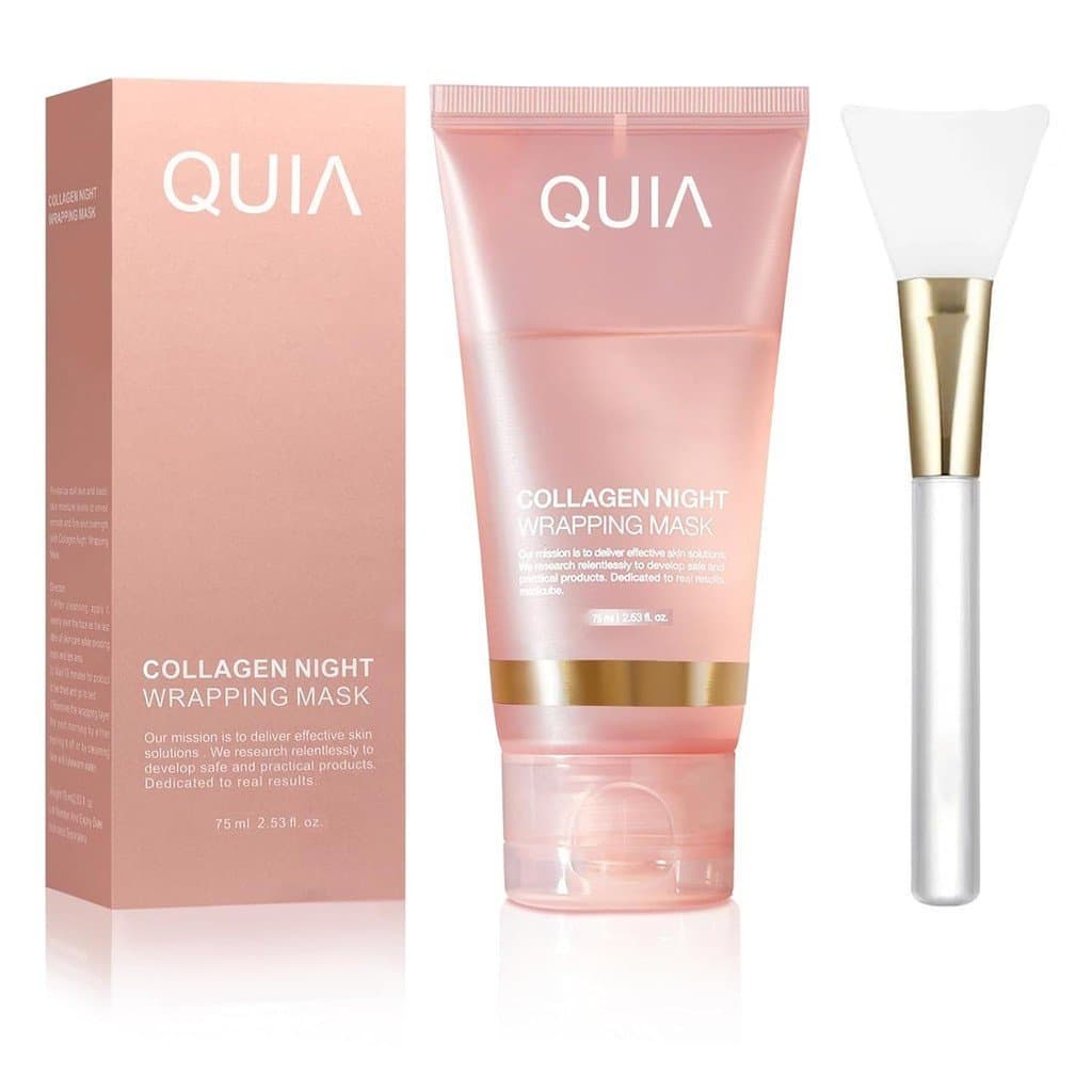 Máscara Facial Coreana QUIA, Máscara Peel Off de Colágeno, Máscara Facial para Cuidados com a Pele - Máscara Facial de B
