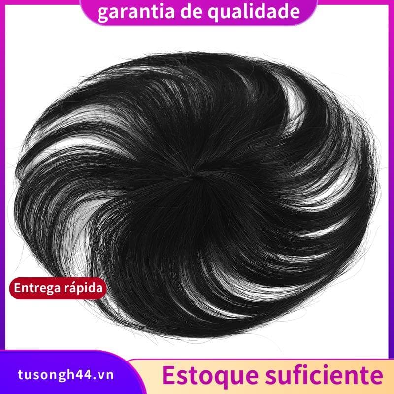 Peruca Topper Com Franja Aumenta A Quantidade Do Topo Da Cabeça Para Cobrir De Cabelo Branco jimarnoldbr