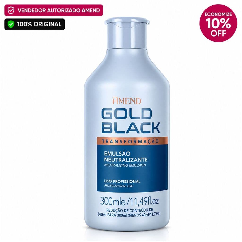 Amend Emulsão Neutralizante Gold Black 300ml